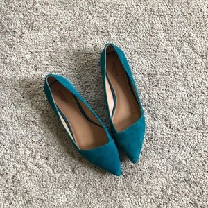 Suede Pointed Flat